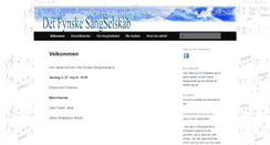 Desktop Screenshot of detfynskesangselskab.dk