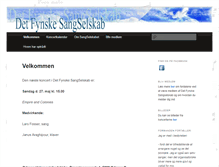 Tablet Screenshot of detfynskesangselskab.dk